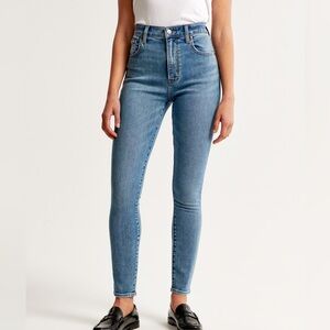 Abercrombie & Fitch Super Skinny Ankle High Rise Jeans